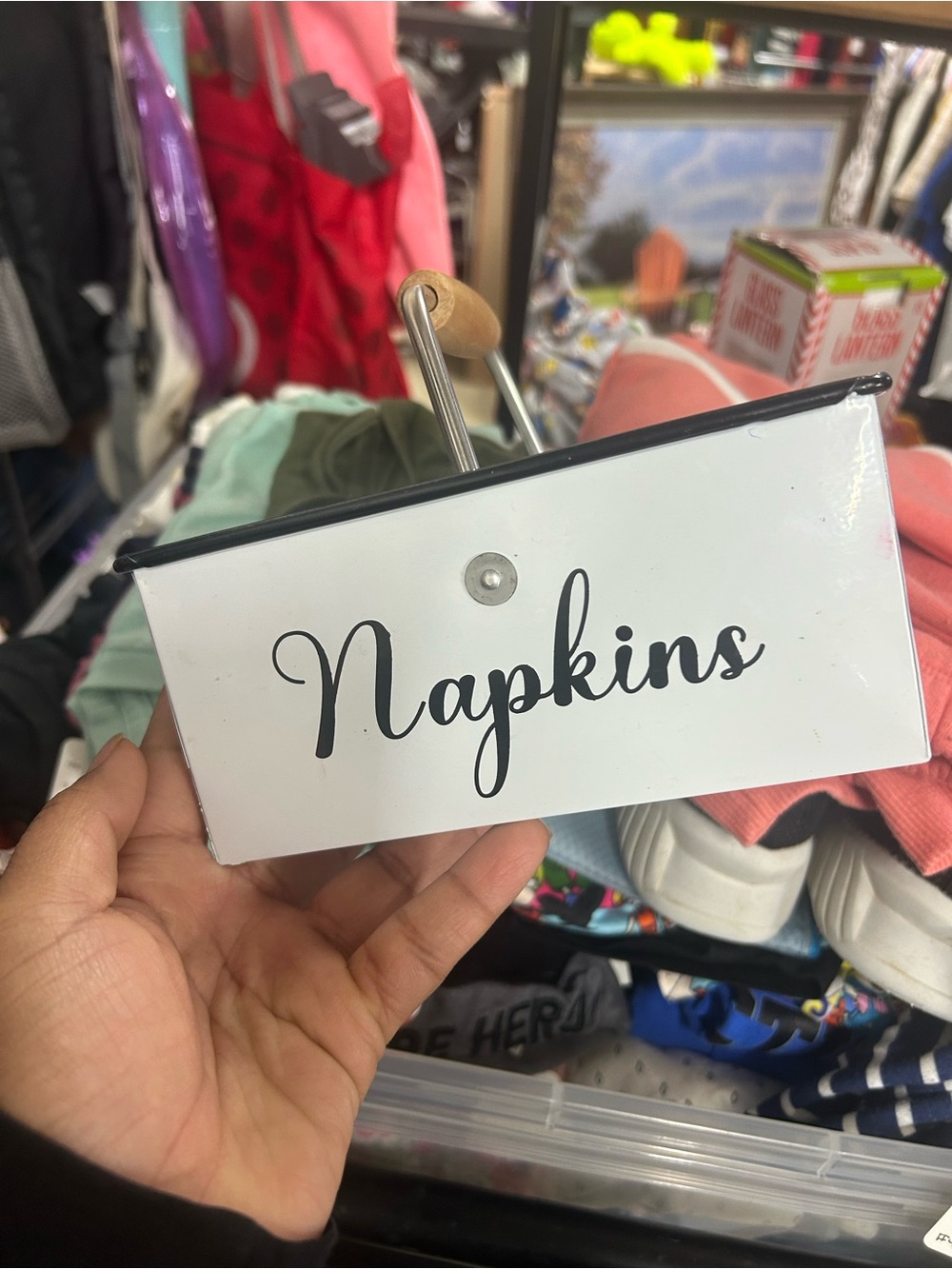 🍄3 for $10🍄 Napkins Holder Box - White